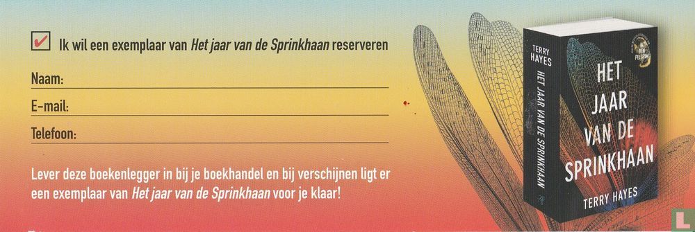 Terry Hayes - Het jaar van de sprinkhaan (2023) - A.W. Bruna - LastDodo