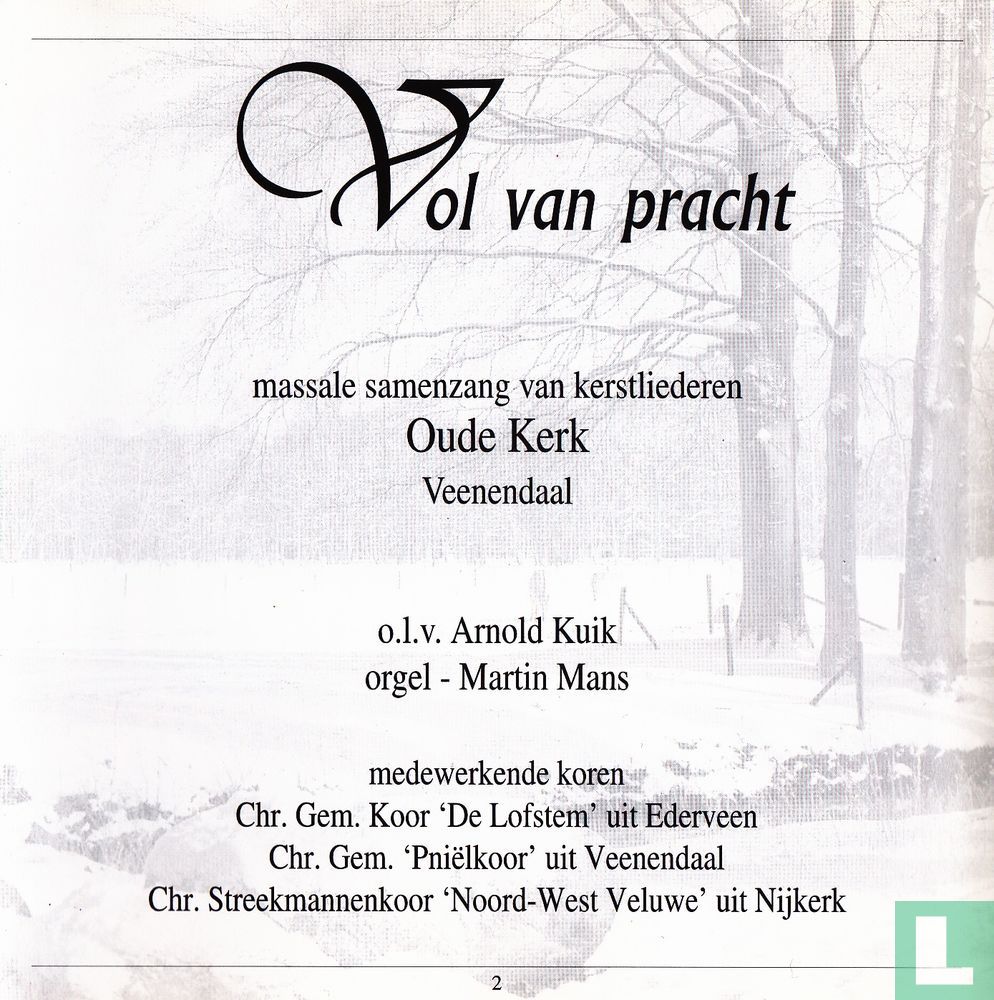 Vol van pracht