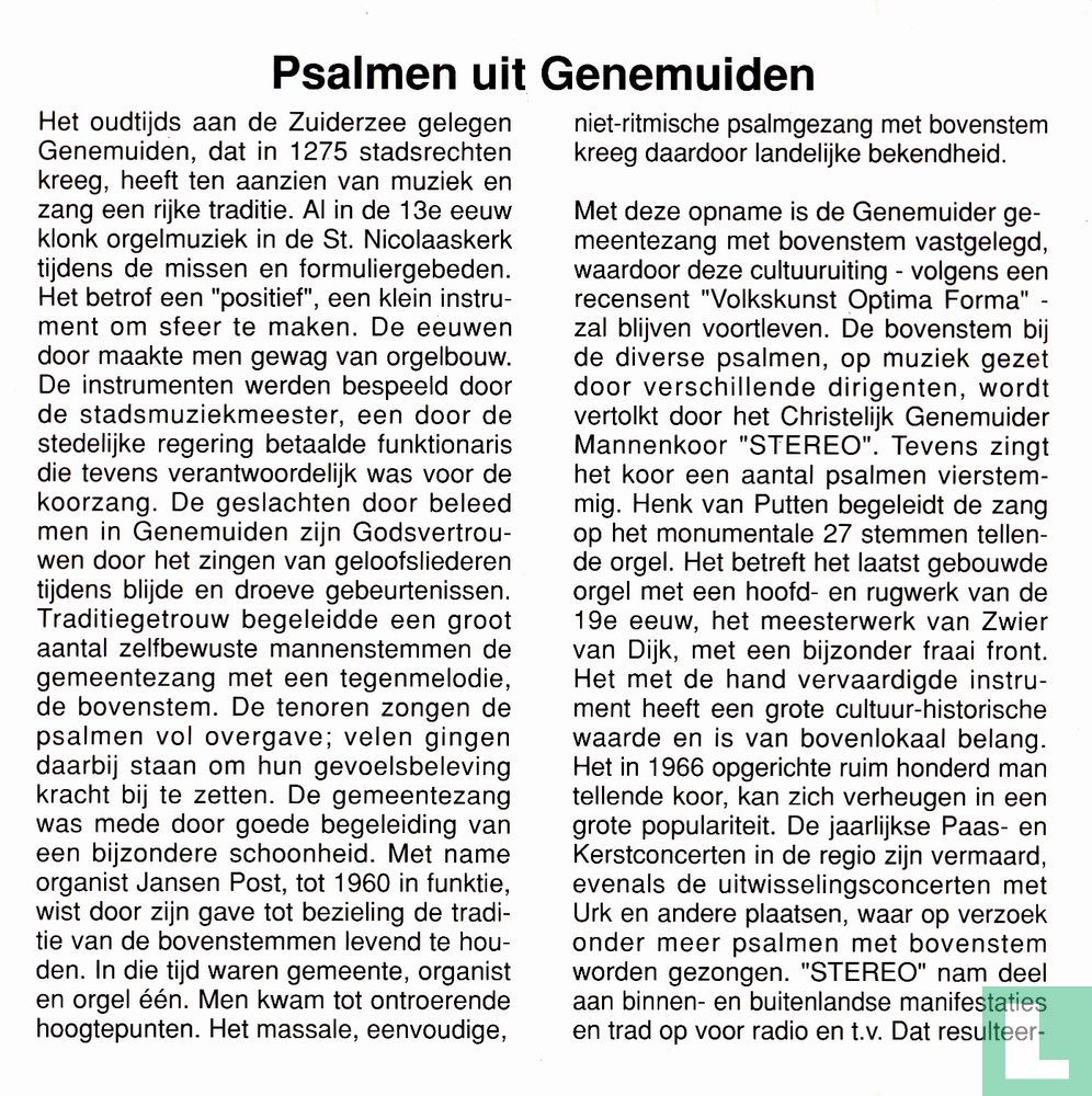 Genemuiden zingt