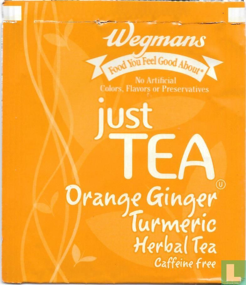 Orange Ginger Turmeric Herbal Tea (2023) Wegmans LastDodo