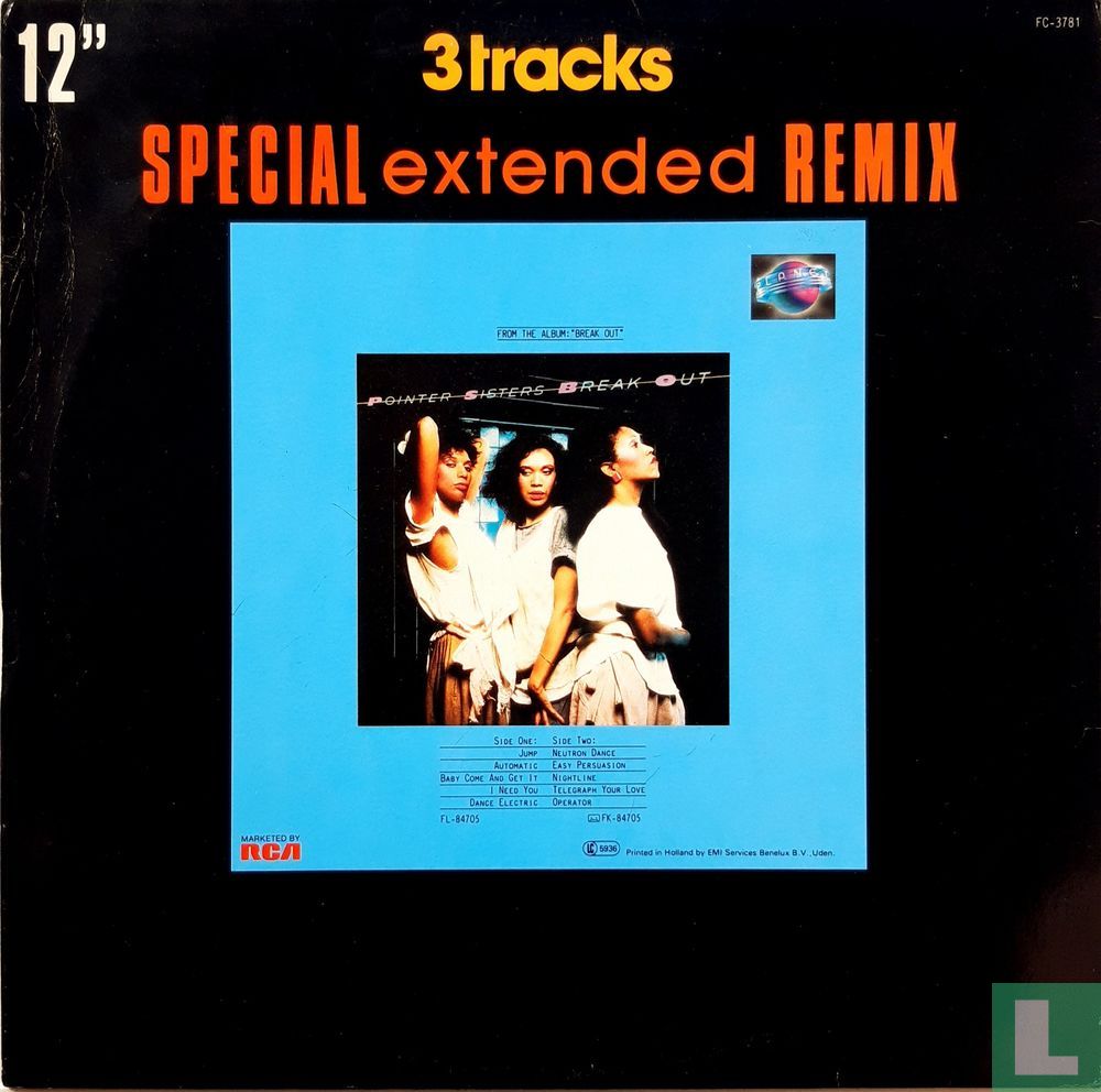 Jump (for My Love) (Special Extended Remix) Maxi FC-3781 (1983 ...