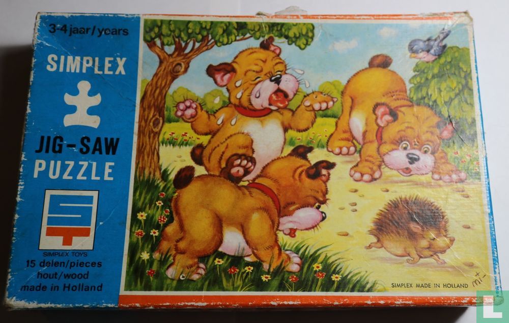 Hondjes met egel