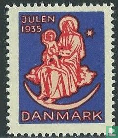 Jul stamp 'Reprint' (1990) - Denmark - LastDodo