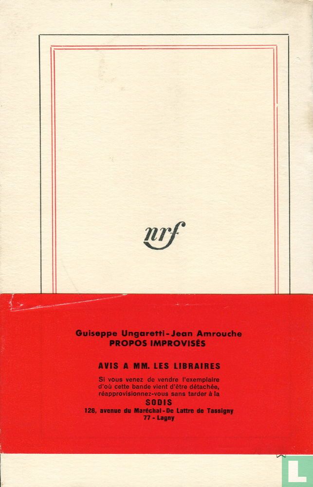 Propos improvisés