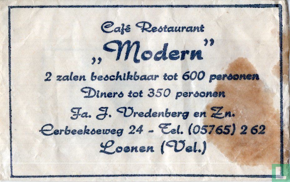 Café Restaurant "Modern"