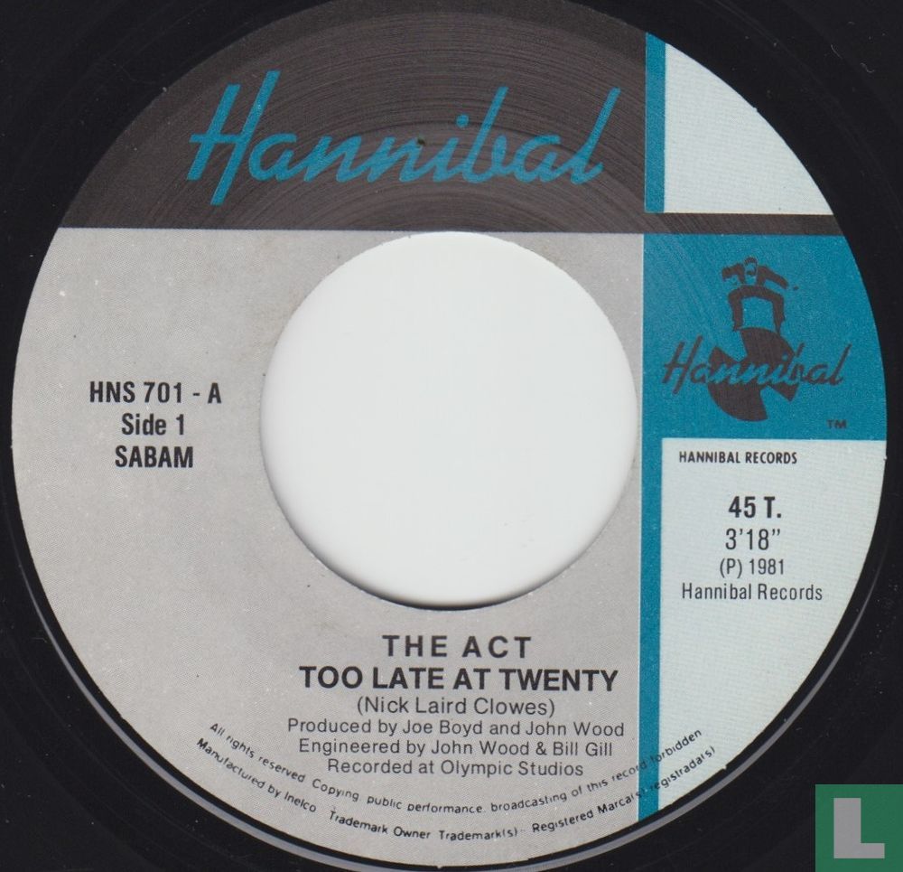 Too Late at Twenty
