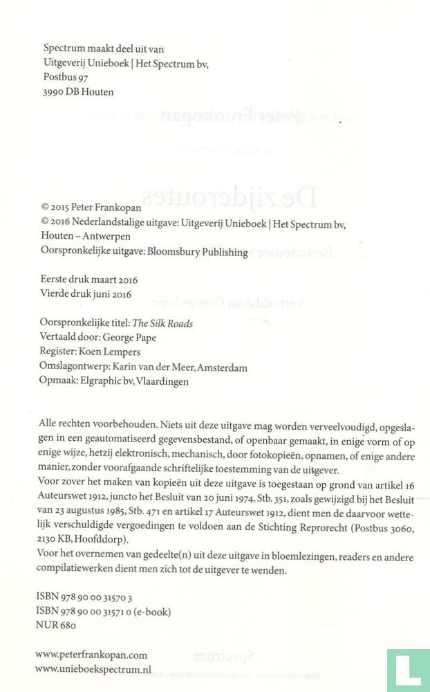 De zijderoutes