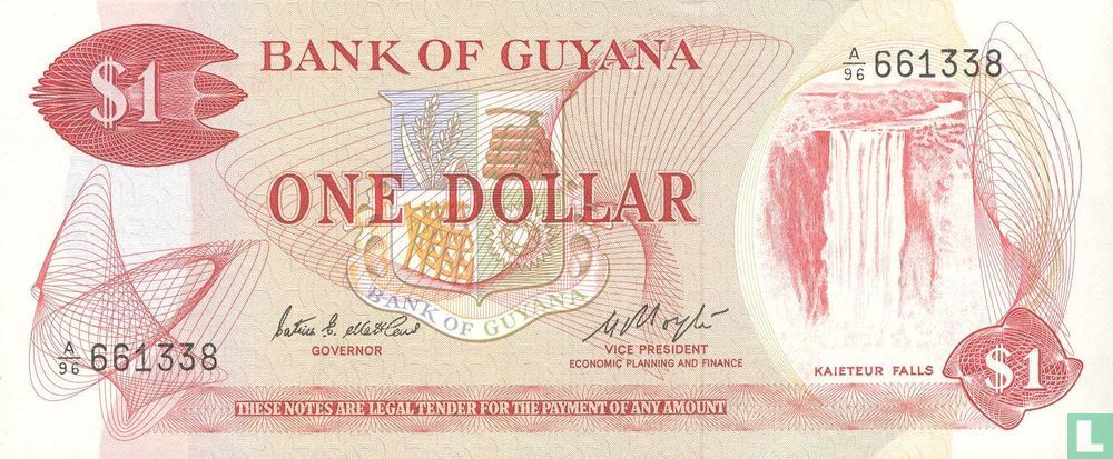 Guyane 1 dollar ND (1983)