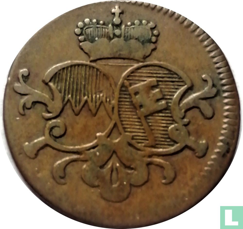 Würzburg ½ pfenning ND (1779-1795 - type 1) KM# 367.2 (1779) - Würzburg ...