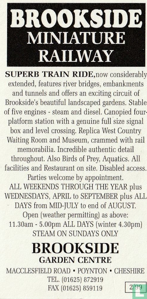 Brookside Miniature Railway