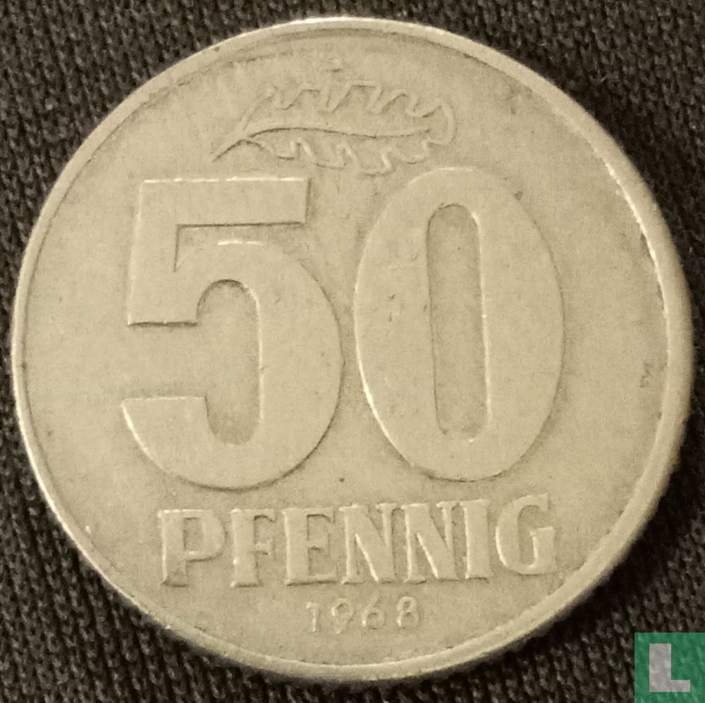 RDA 50 pfennig 1968