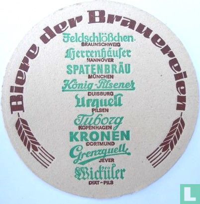 Biere der Brauereien