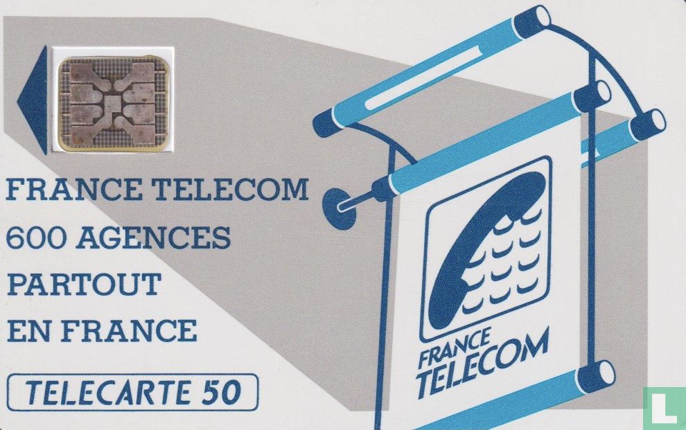 600 Agences partout en France 27778 (1991) - France Telecom - LastDodo