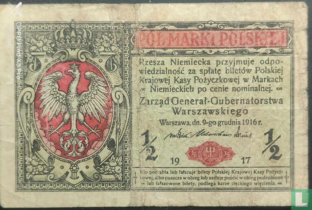 Pologne 1/2 mark