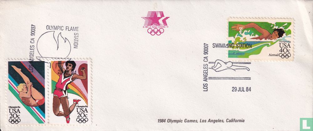 Livre Annuaire Des Villages Olympiques 1984 Los Angeles - Édition Originale, Anglais - Occasion