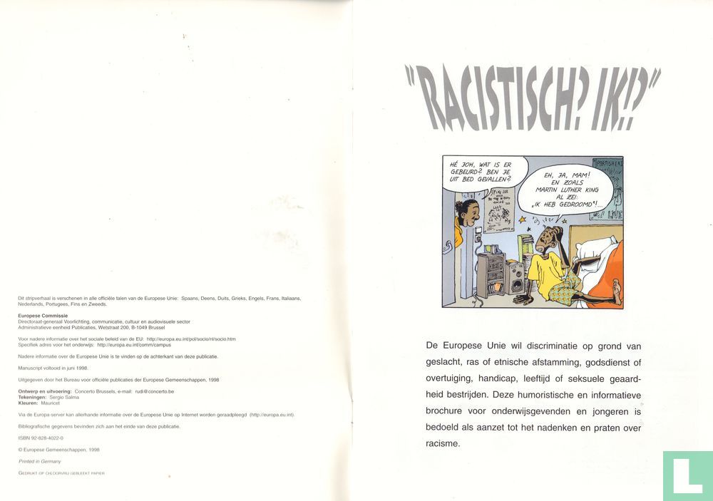 “Racistisch? Ik!?"