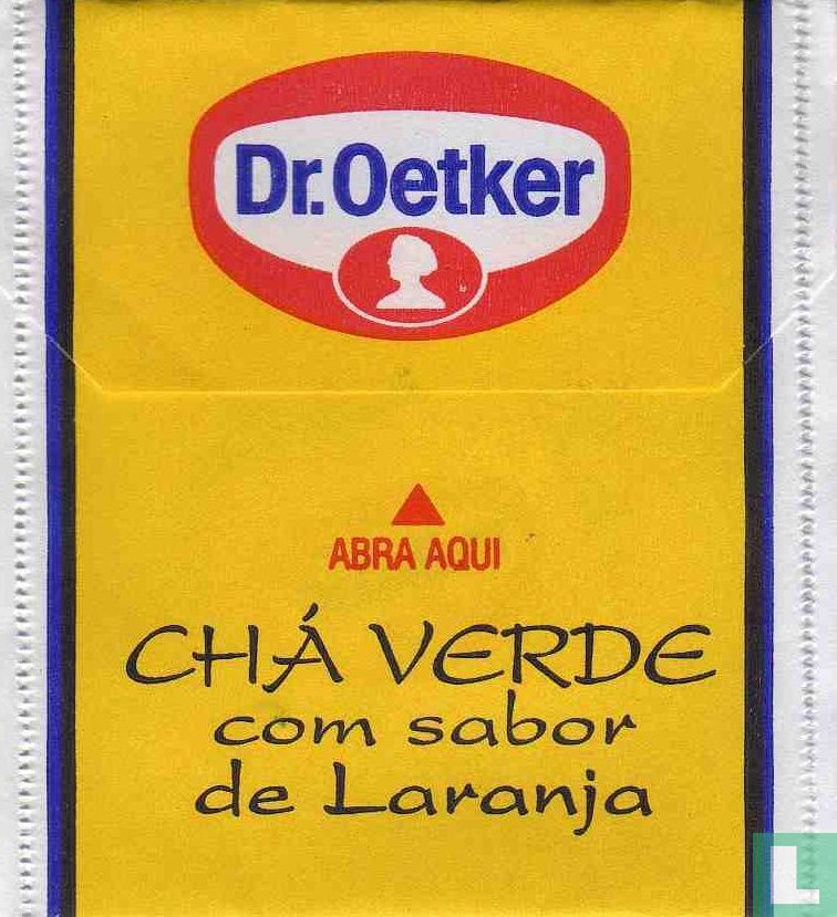 Chá Verde com sabor de Laranja