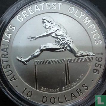 Australien 10 Dollar 1996 "Australia's greatest Olympics 1956 - Shirley Strickland"