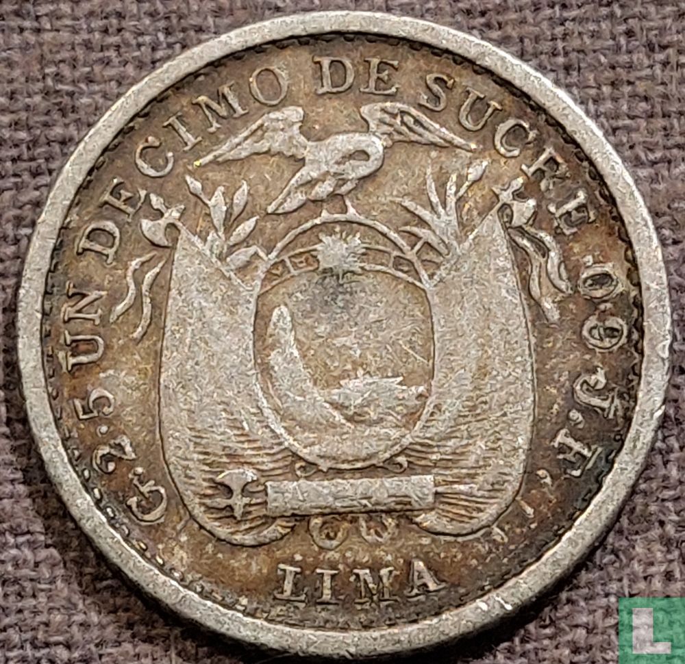 Équateur 1 decimo 1905