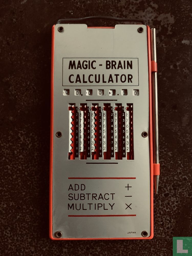 Magic-Brain calculator (1962) - Mechanical calculators - LastDodo