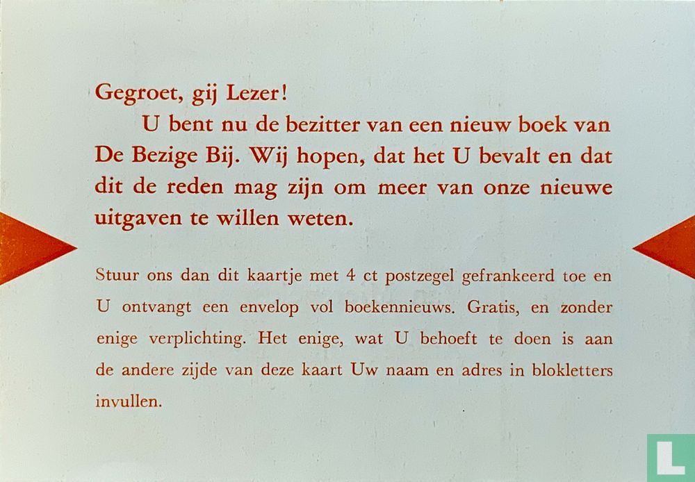 Bestelbon Bezige Bij