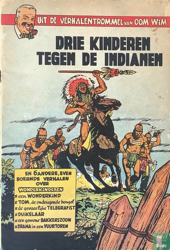 Drie kinderen tegen de indianen