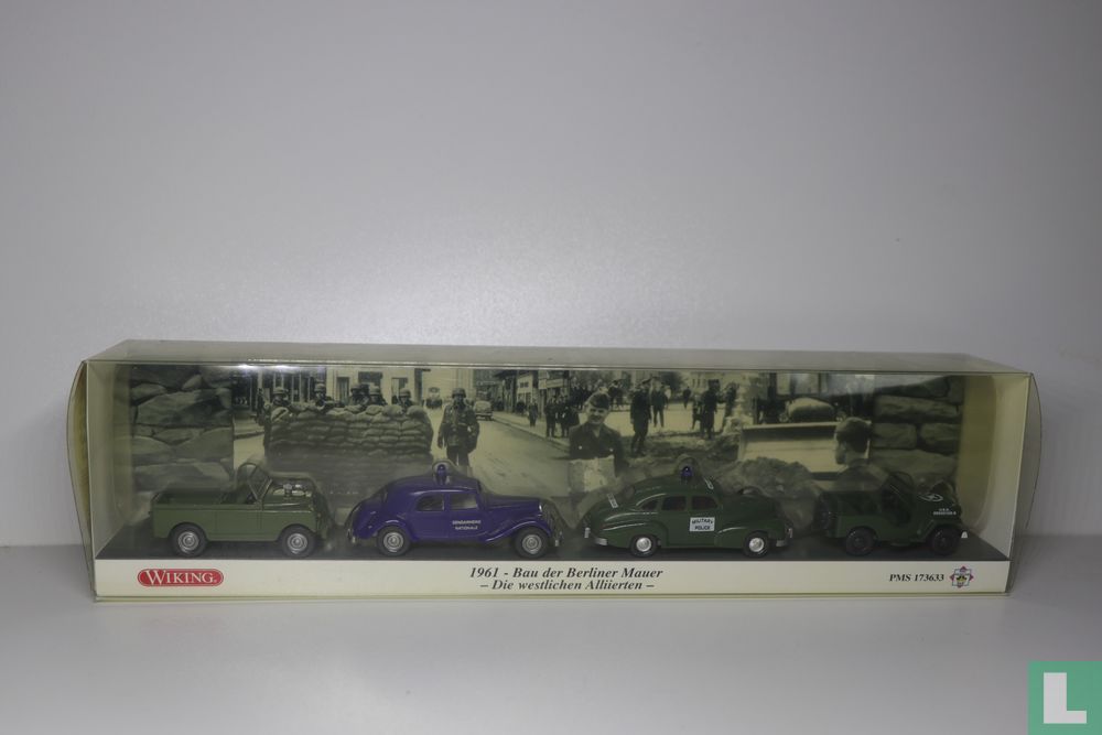 Bau der Berliner Mauer set