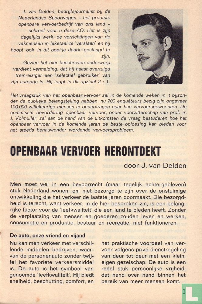 Openbaar vervoer herontdekt