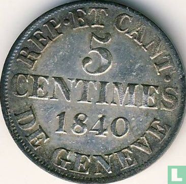 Genf 5 Centime 1840