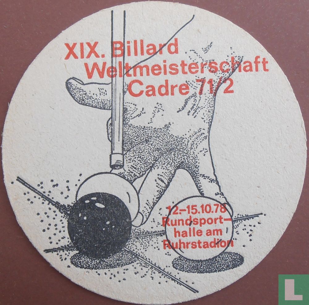 XIX. Billiard Weltmeisterschaft Cadre (1978) Germany LastDodo