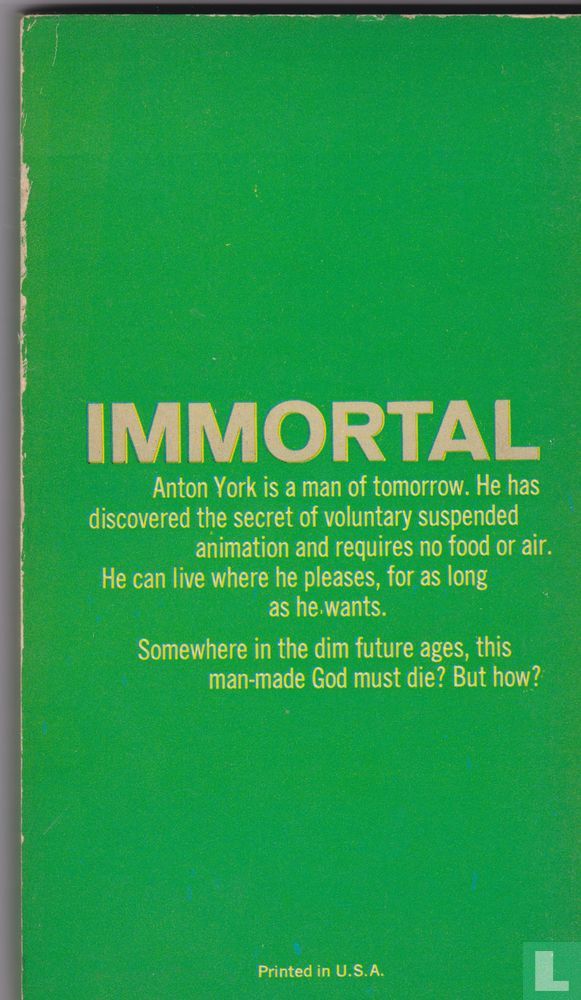 Anton York, Immortal