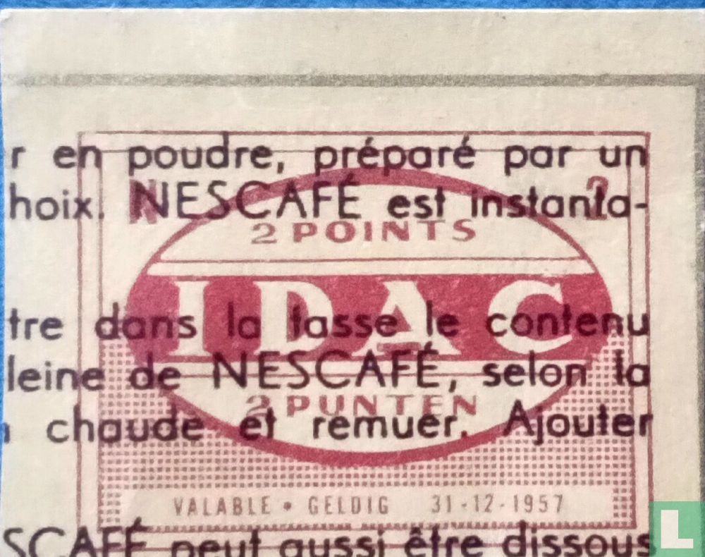 Idac 2 points (Nescafè)
