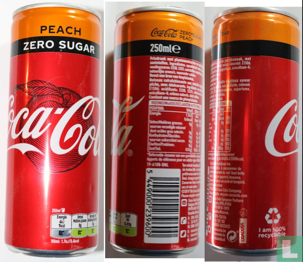 Coca-Cola Zero Peach - 2019