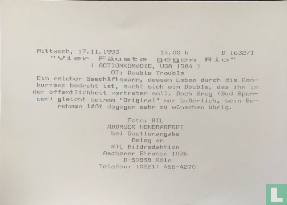 Vier Fäuste Gegen Rio
