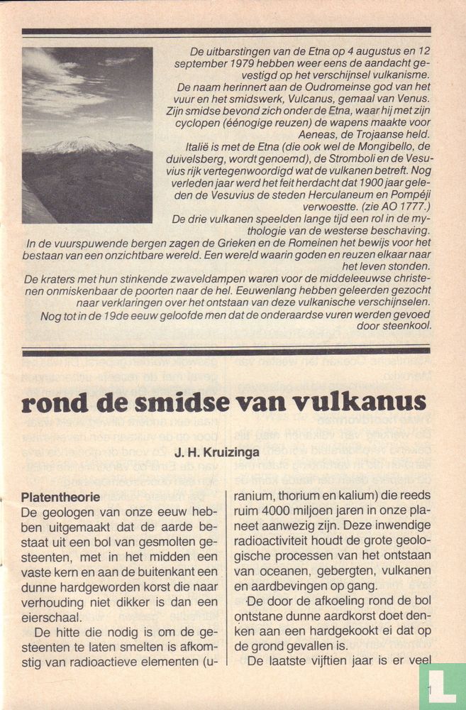 Rond de smidse van Vulkanus