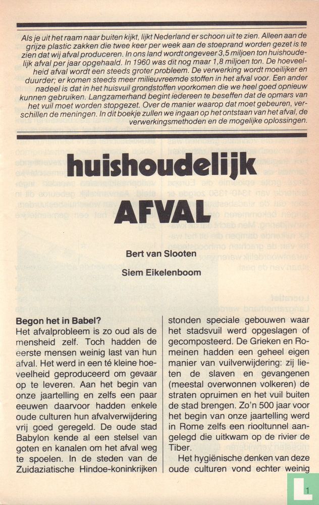 Huishoudelijk afval