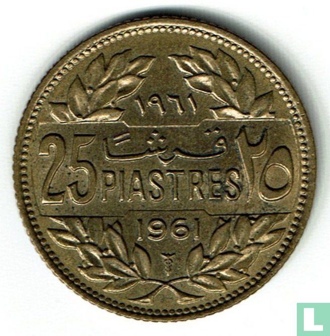 Libanon 25 piastre 1961