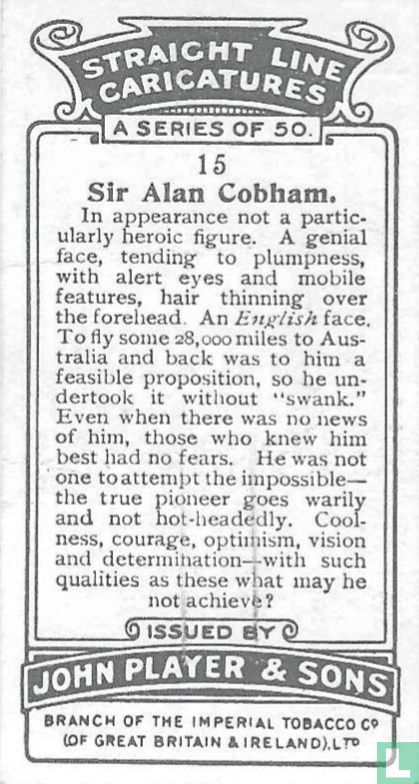 Sir Alan Cobham.