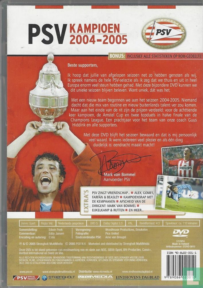 PSV kampioen 2004-2005