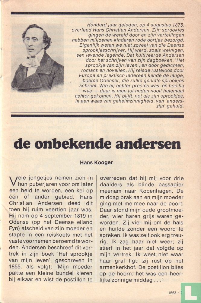 De onbekende Andersen