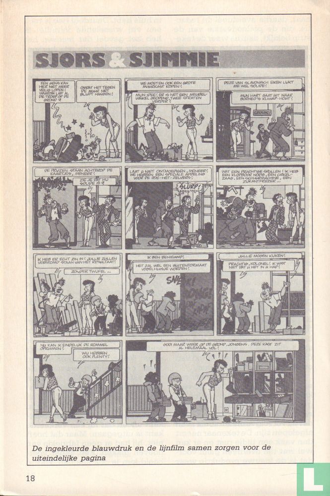 Het maken van strips