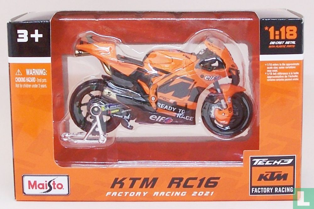 MINIATURE MOTO GP KTM FACTORY RACING PETRUCCI (1:18)