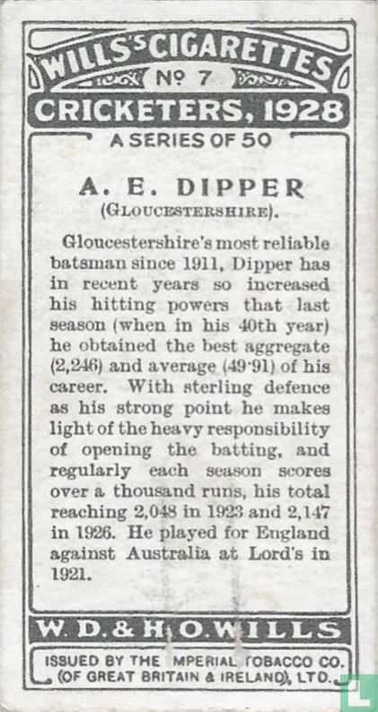 A. E. Dipper (Gloucestershire)