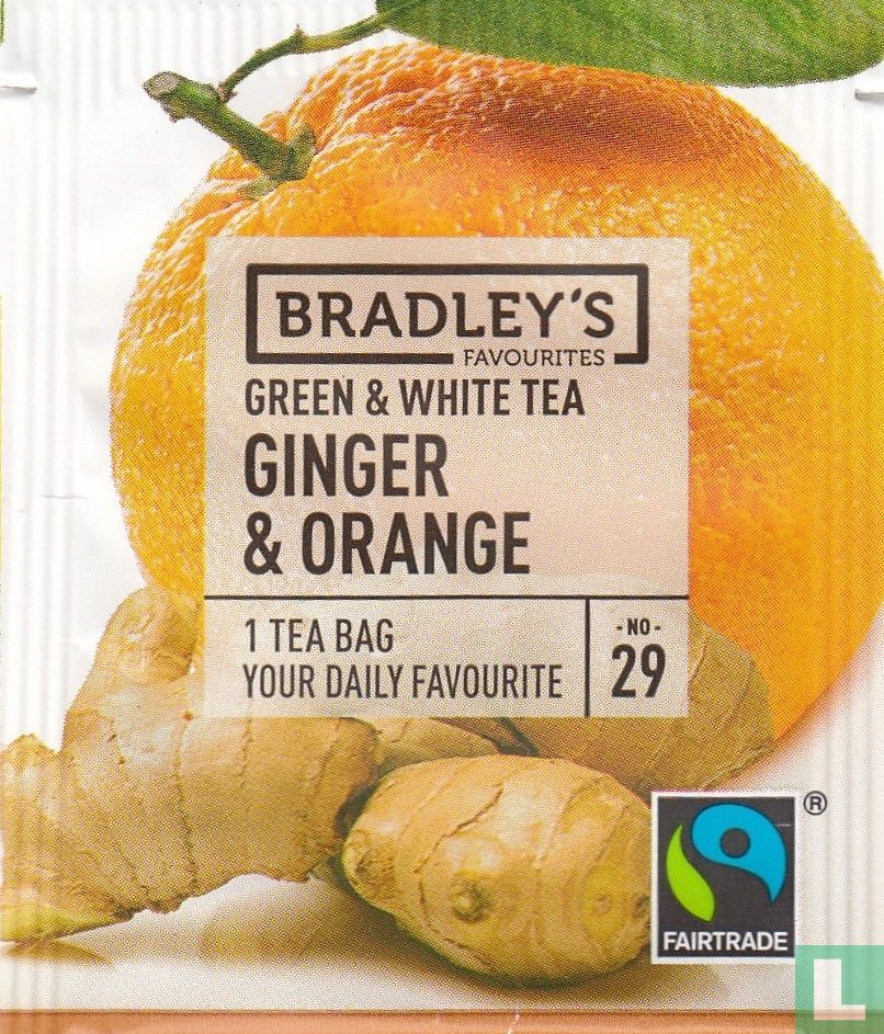 Green & White Tea Ginger & Orange 