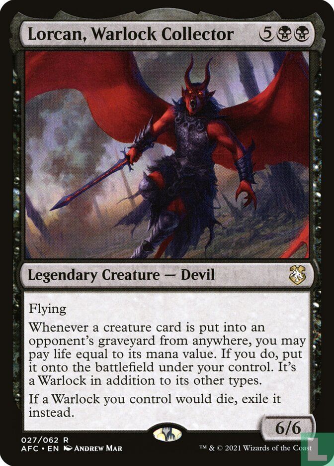 Lorcan, Warlock Collector