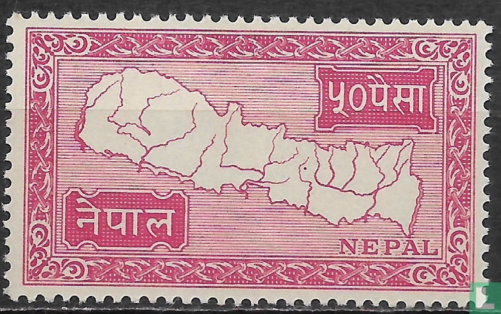 Carte du Népal