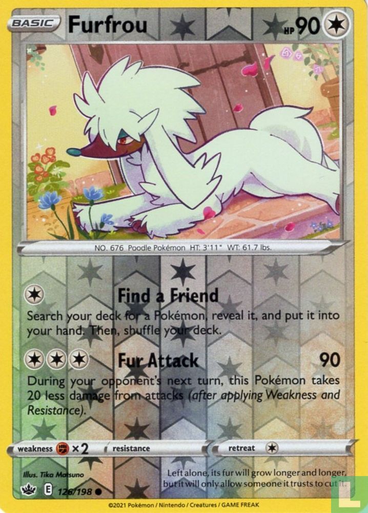 Furfrou (reversed holo)
