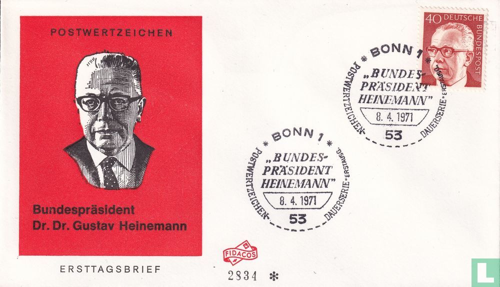 Gustav Heinemann (1971) - Duitsland - LastDodo