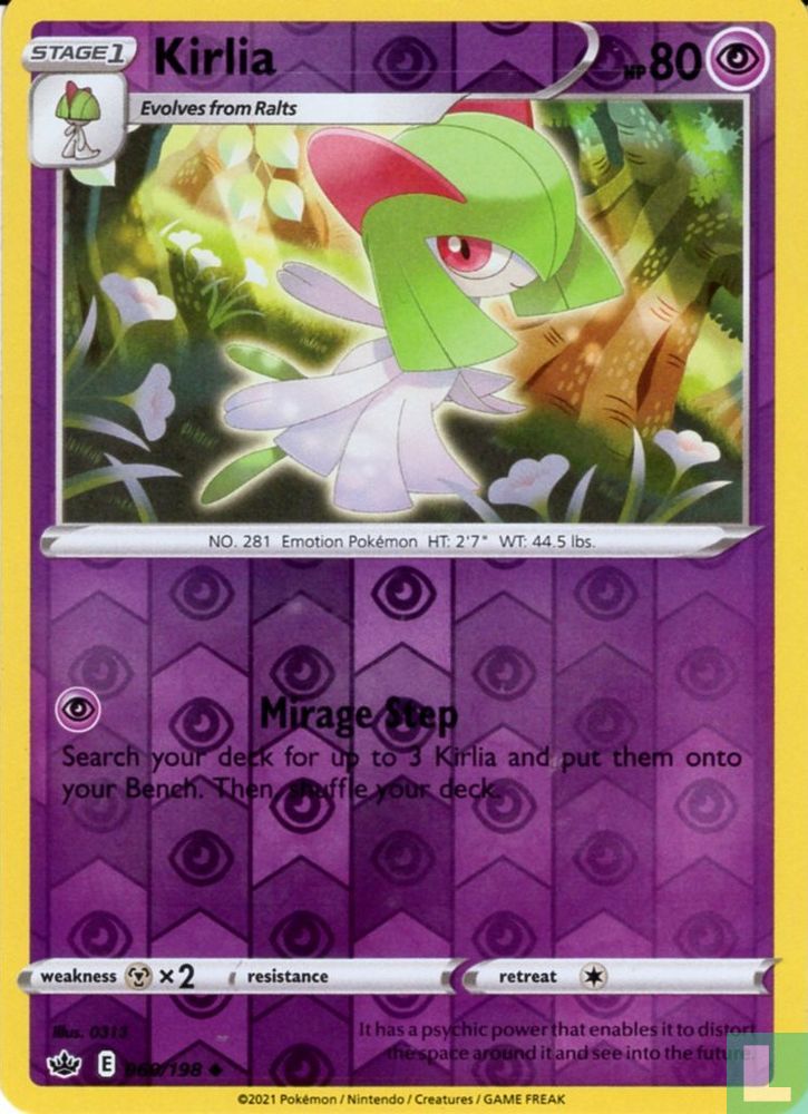 Kirlia (reversed holo)