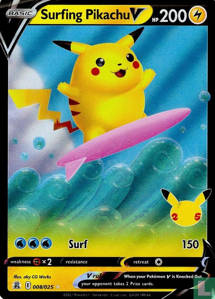 Surfing Pikachu V